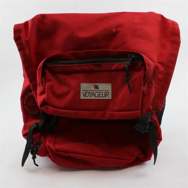 Voyageur Red and Black Bicycle Bag Flawed