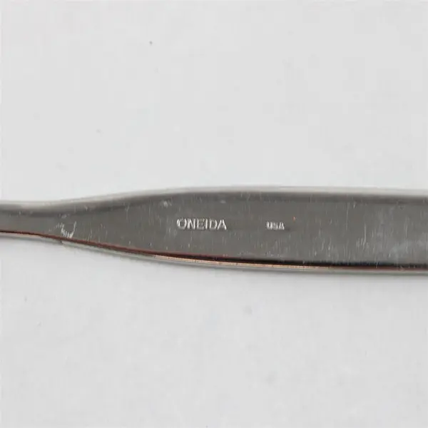 Set of 6 Oneida Frostfire Stainless Steel Salad Forks