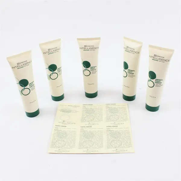 5-Pack Arbonne Intelligence Herbal Foot Cream 1.8 oz Each Sealed