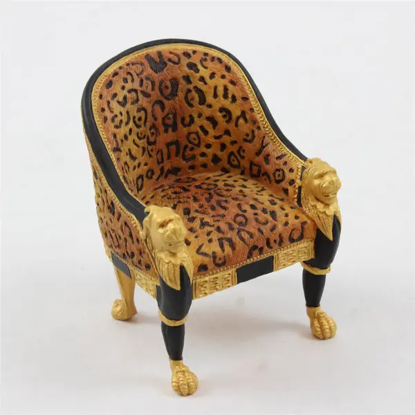 Raine Regency Leopard Take a Seat Miniature Chair 24004 NIB Dollhouse