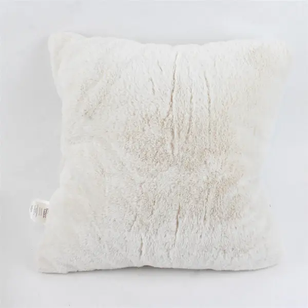 Lot Of 2 Better Homes & Garden Matching White/Pink Fluffy Throw Pillows 20"x20"