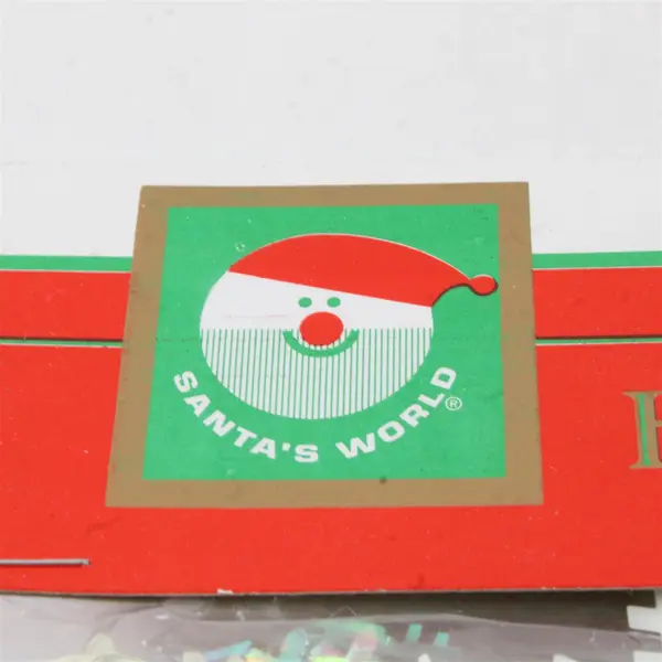 Lot of 7 Kurt S. Adler Santa's World Iridescent Holiday Trim 25 ft - New