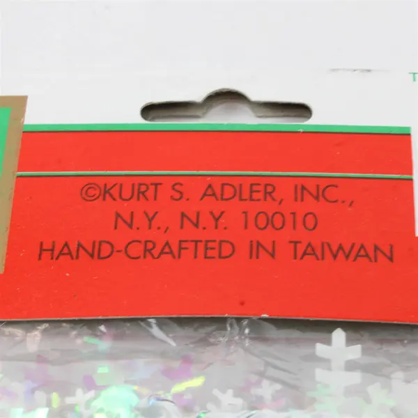 Lot of 7 Kurt S. Adler Santa's World Iridescent Holiday Trim 25 ft - New