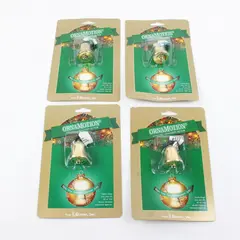 Lot of 4 Ornamotion Rotating Ornament Motors Gold Bell-Shaped Roman Inc