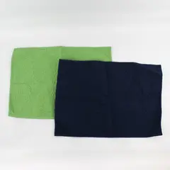 Lot Of 2 Williams-Sonoma Blue/Green Fabric Table Placemats 100% Cotton 14.5"x20"