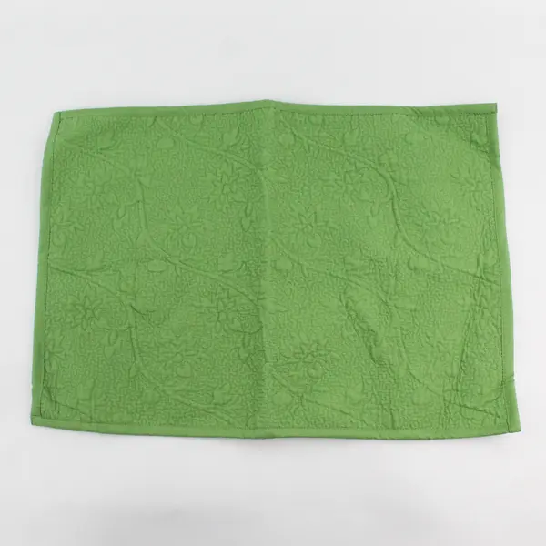 Lot Of 2 Williams-Sonoma Blue/Green Fabric Table Placemats 100% Cotton 14.5"x20"