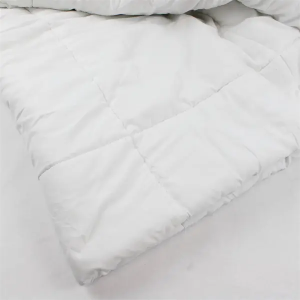 Essential Home Solid White 100% Polyester Duvet Queen/King Size 89" x 88"