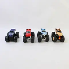 Lot of 4 Hot Wheels Big Wheel Monster Jam Monster Trucks - 1:64