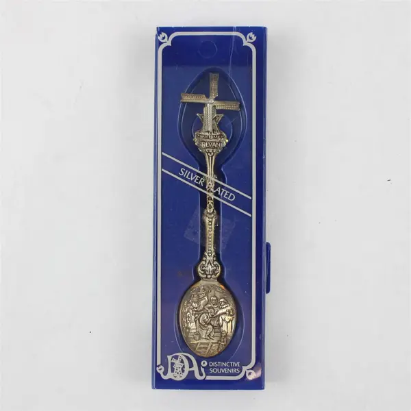 Dutch American Import Co. Silver-Plated Souvenir Spoon w/ Rotating Windmill