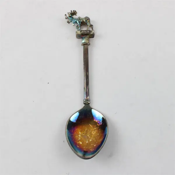 Clamer Silver-Plated Alaska Moose Souvenir Spoon
