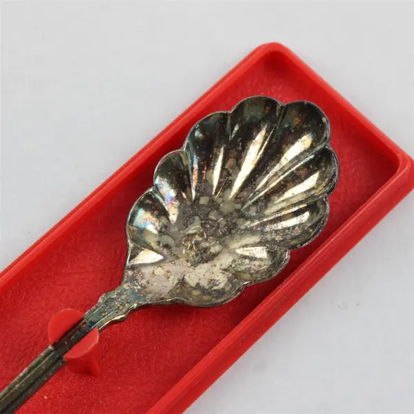 Vintage Silver Plated Souvenir Spoon Ucluelet BC Canada 5.25" w/ Box