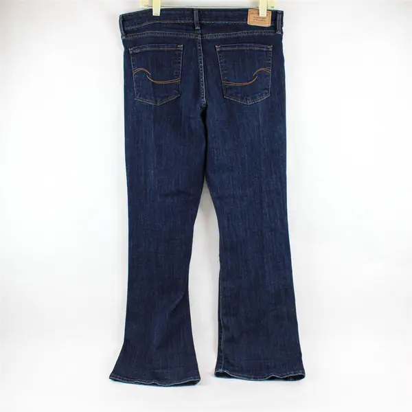 Levi Strauss Women's 12 (31x30) Dark Wash Midrise Bootcut Stretch Denim Jeans