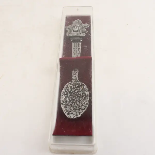 Montreal Canada Pewter Souvenir Spoon