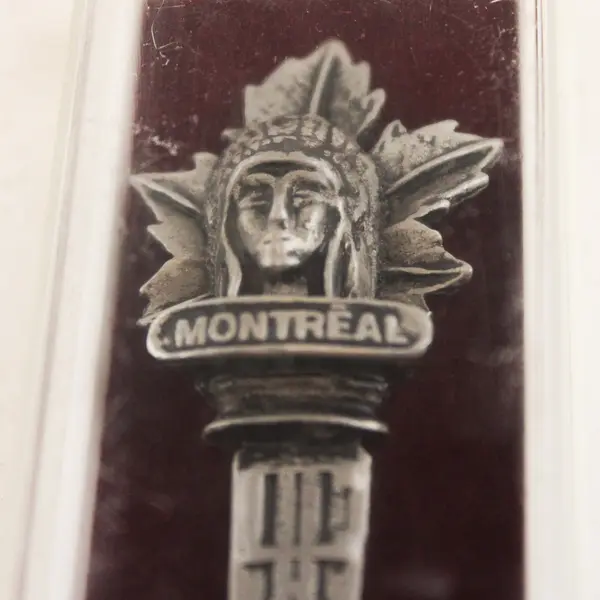 Montreal Canada Pewter Souvenir Spoon
