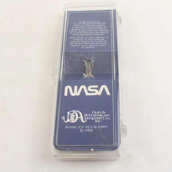NASA Kennedy Space Center Silver-Plated Souvenir Spoon 