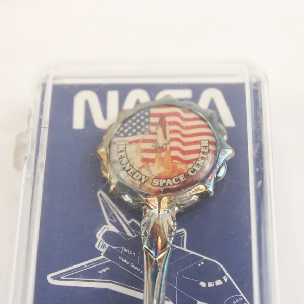 NASA Kennedy Space Center Silver-Plated Souvenir Spoon 