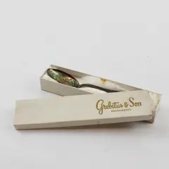 Vintage Brock & Feagan Los Angeles Silver-Plated Enamel Souvenir Spoon