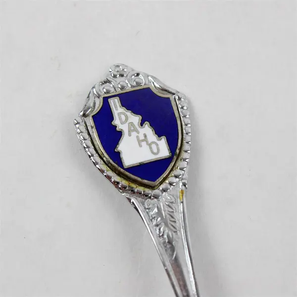 Lot of 2 Souvenir Spoons Idaho Collectible Spoon with Charm Handle