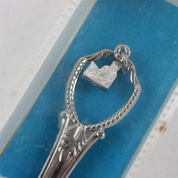 Lot of 2 Souvenir Spoons Idaho Collectible Spoon with Charm Handle