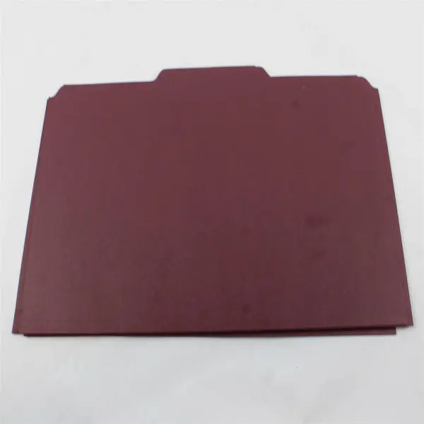 Set of 25 Purple Letter Size File Folders Office Supplies