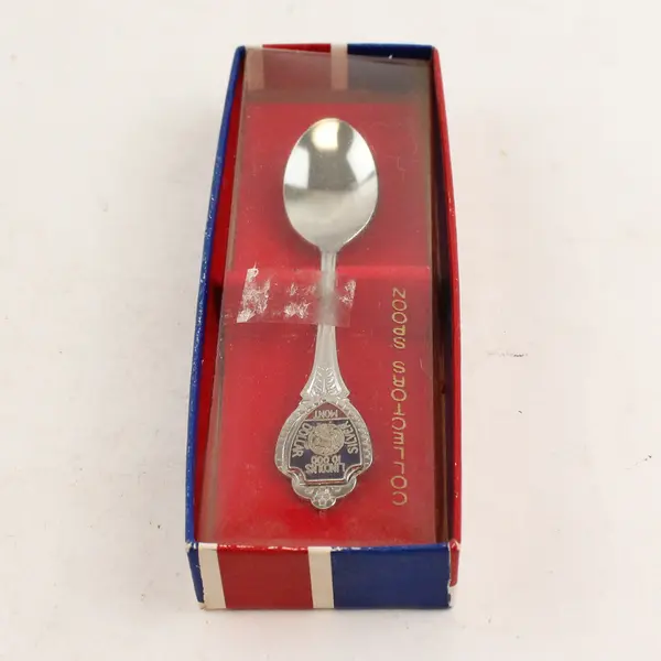 Lincoln 10,000 Silver Dollar Montana Vintage Souvenir Spoon Collectible