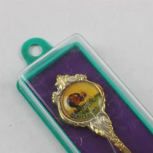 Hansen & Berry Wizealan Silver-Plated Kiwi Bird Souvenir Spoon NZ