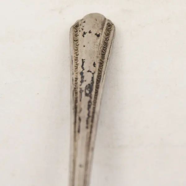 Vintage Wm. Rogers Silver-Plated Pierced Spoon 6.5"