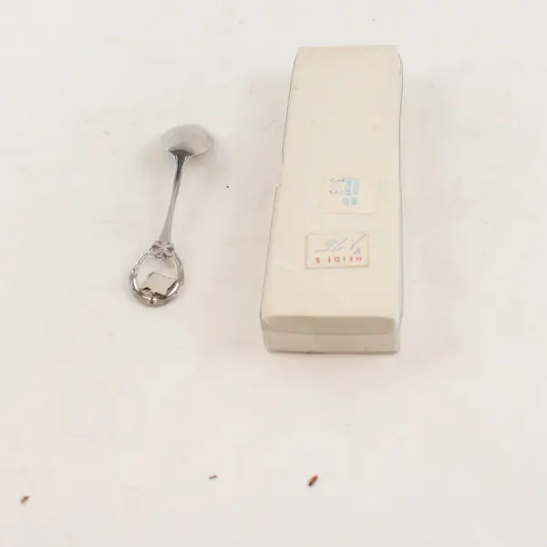 Lot of 2 Silver-Plate Souvenir Demi-Tasse Spoons Oregon State 1859