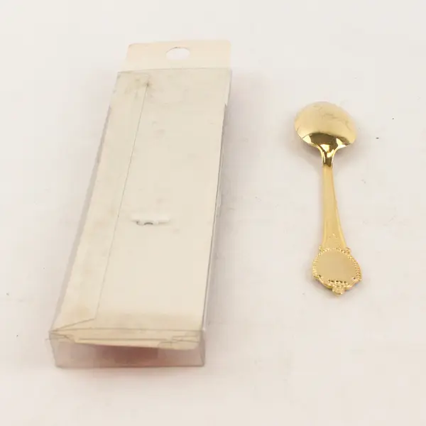 Lot of 2 Oregon Souvenir Spoons Depoe Bay Orca & Enamel Gold-Tone