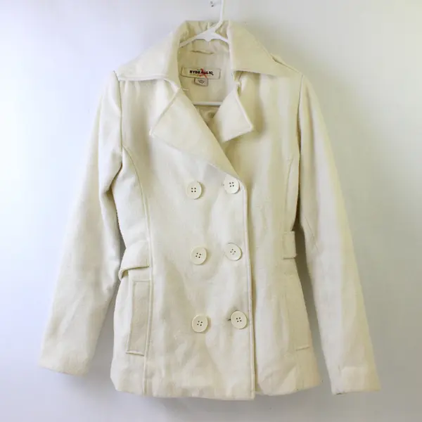 HYDRAULIC Cream Colored Pea Coat Women's XS