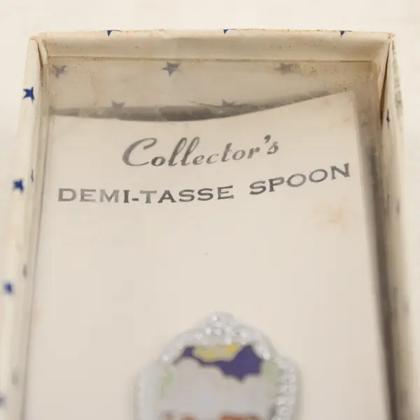 Lot of 2 South Dakota Mt. Rushmore & Pheasant Chrome Souvenir Spoons