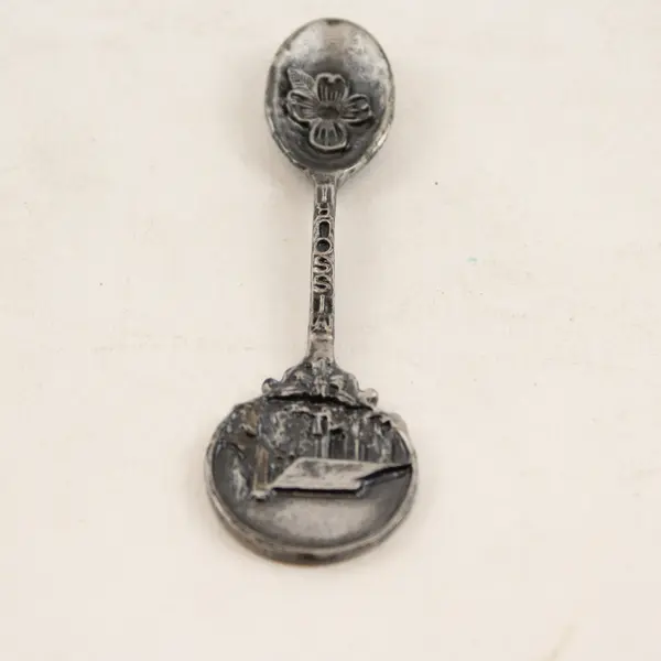 Vintage Missouri Pewter Souvenir Spoon, Collectible Travel Memorabilia