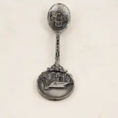 Vintage Missouri Pewter Souvenir Spoon, Collectible Travel Memorabilia