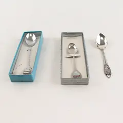 Lot of 3 Oregon Souvenir Spoons - Pendleton Sterling, Timberline Mt. Hood, Coast