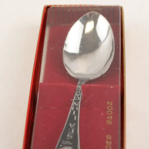 Lot of 2 Oregon Souvenir Spoons - Sea Lion Caves Florence & Myrtlewood