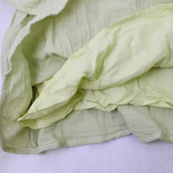 Heatherly Pale Green Smocked Ruffled Knee-Length Skirt Women's Size 2X