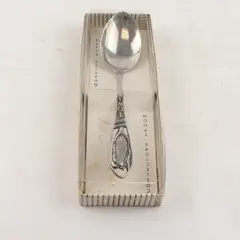Vintage Iowa Silver Plated Souvenir Spoon 4 3/8"