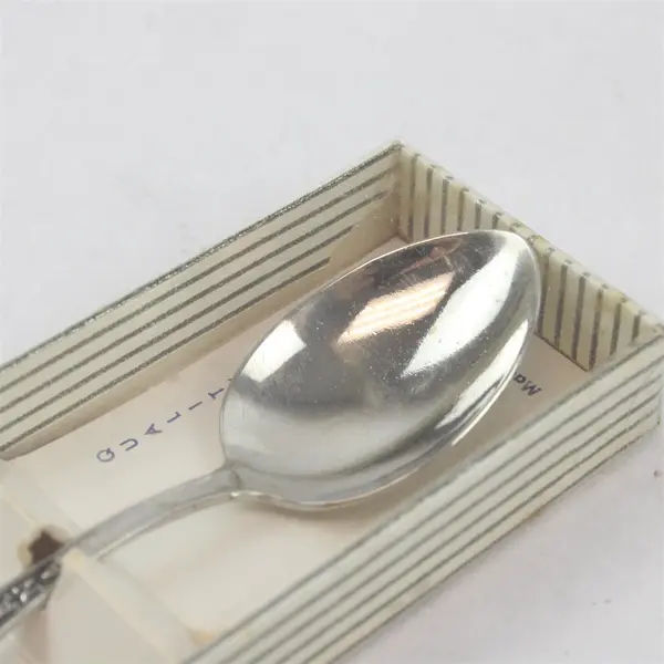 Vintage Indiana Souvenir Spoon Hoosier State Bird Collectible New in Box 4.5in
