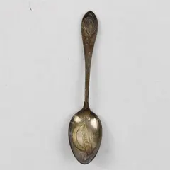 Vintage Sterling Silver .925 Souvenir Spoon H Monogram Philathea 5in