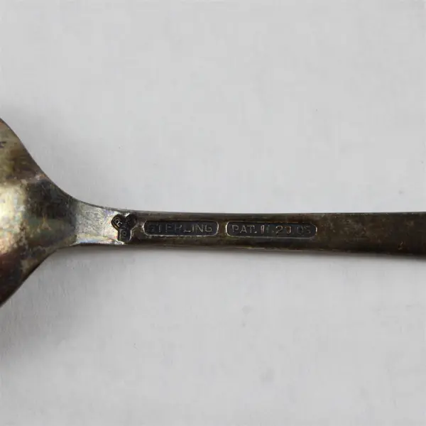 Vintage Sterling Silver .925 Souvenir Spoon H Monogram Philathea 5in
