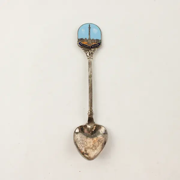Vintage EPNS Trafalgar Square Souvenir Spoon Collectible 4in