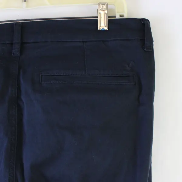 American Eagle Navy Blue High-Rise Kick Boot Pants Women's Size 14