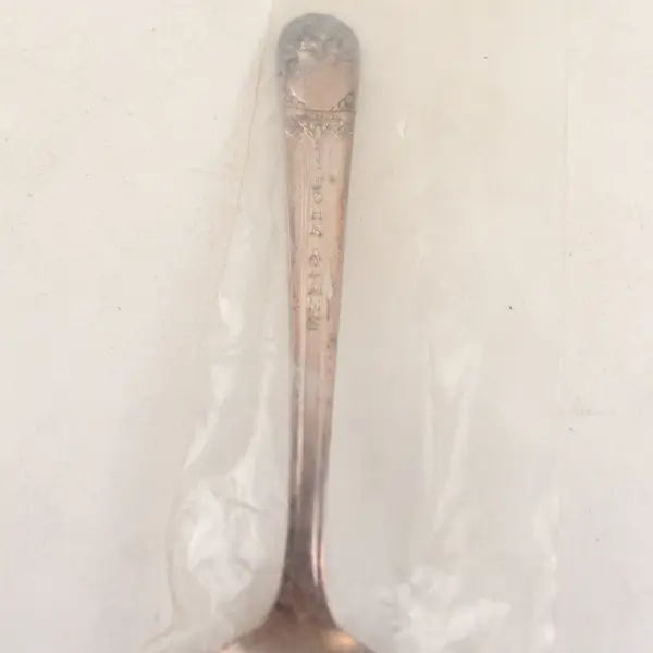 Vintage Silverplate Wm Rogers 6" Spoon John Adams John Marshall Chief Justice
