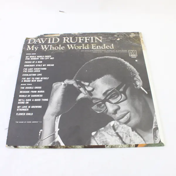 David Ruffin My Whole World Ended 12" Vinyl Records