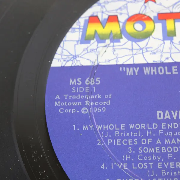 David Ruffin My Whole World Ended 12" Vinyl Records