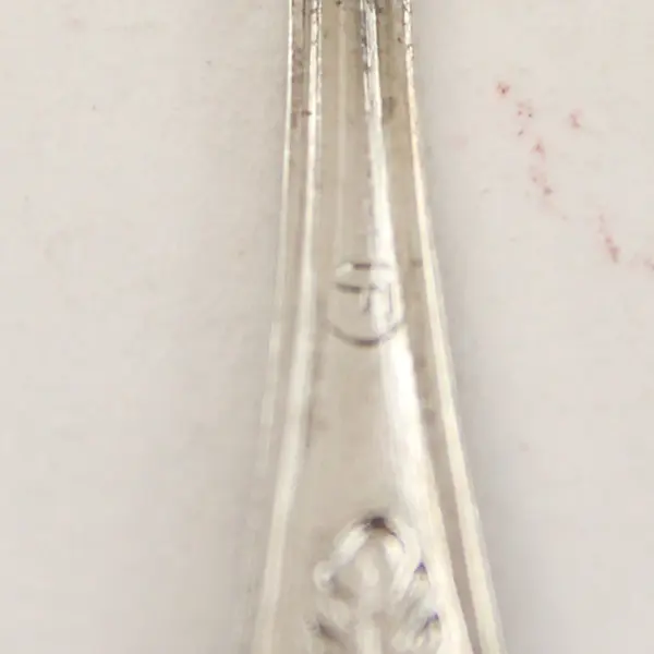 Lot of 2 Vintage Montana Souvenir Spoons 1889 Enamel State Collectible