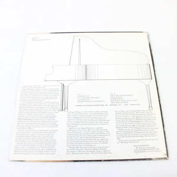 Roger Williams - Spanish Eyes 12" Vinyl Record