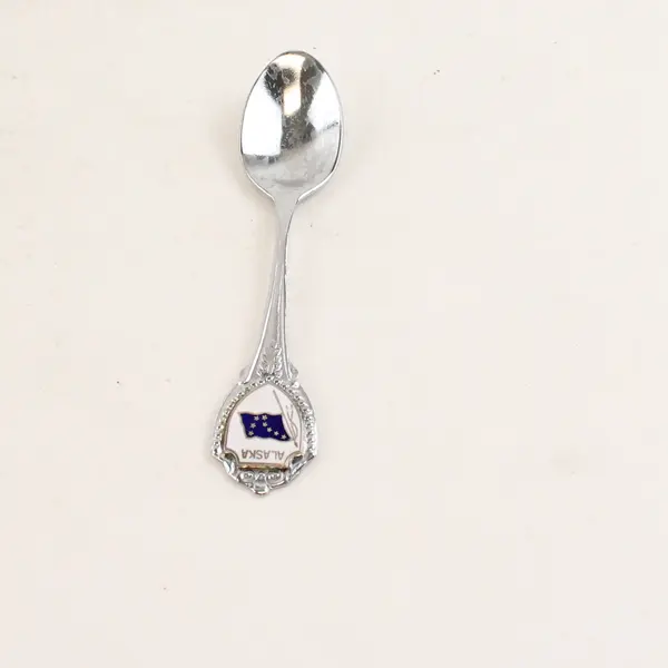 Alaska Souvenir Spoon State Flag Collectible 3in