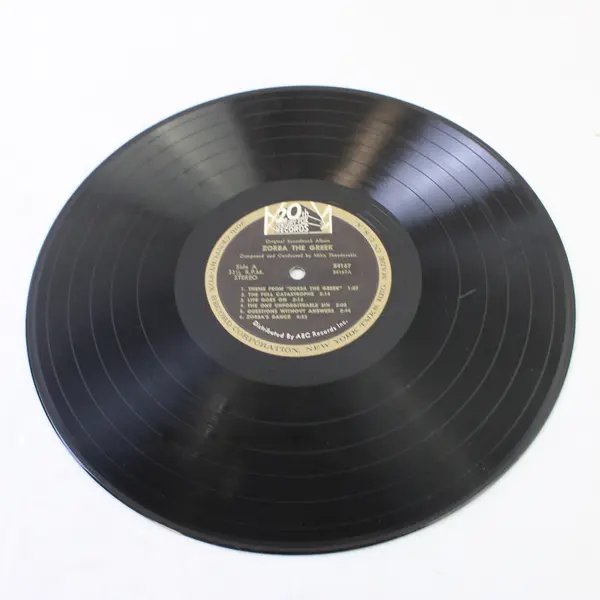 Zorba The Greek Original Soundtrack 12" Vinyl Record