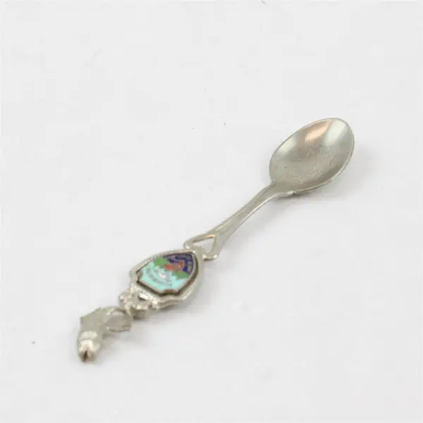 Vintage Minnesota Souvenir Spoon Fish Handle State Outline Collectible